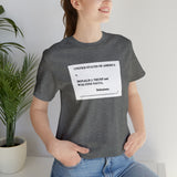 The US V. Donald Trump unisex shirt