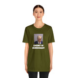 Enemy of democracy, Trump's mugshot T shirt