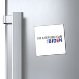 "I'm A Republican For Biden" Magnet