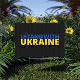 "I stand with Ukraine" Yard Sign