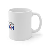 "I'm a Republican for Biden" Coffee Mug