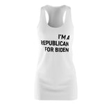 "I'm a Republican For Biden"  Women's Dress