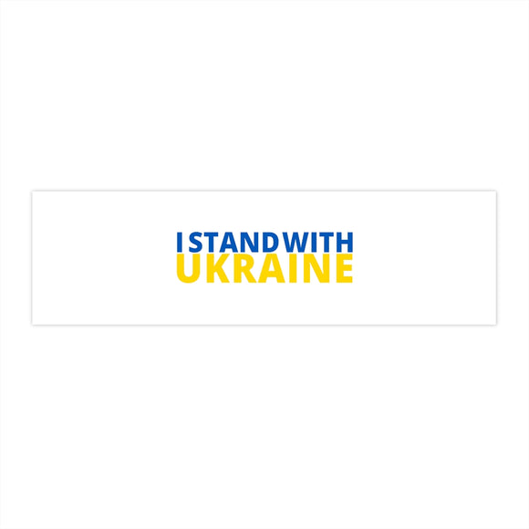 I stand With Ukraine-Bumper Stickers